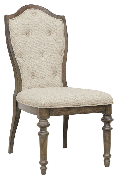 Saddle Creek - Upholstered Side Chair (Set of 2) - Timber Brown