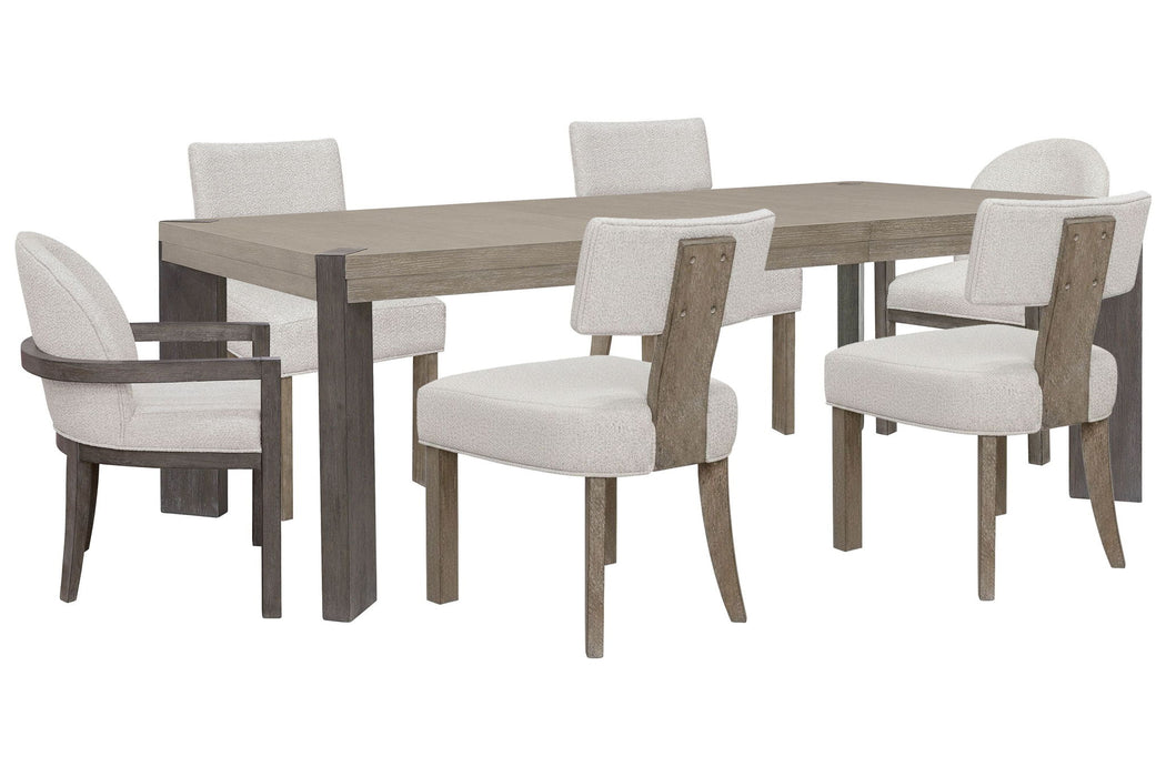 Anderson Park - Leg Dining Table Set With Klismos Chairs