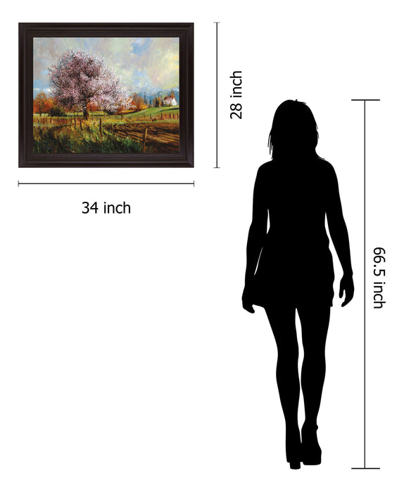 Blossom Meadow - 28" x 34" Framed Wall Art
