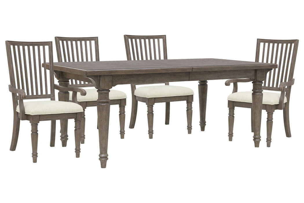 Madison Ridge - Extendable Leg Dining Table Set