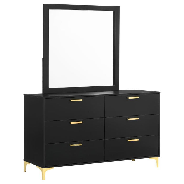 Kendall - 6-drawer Dresser With Mirror