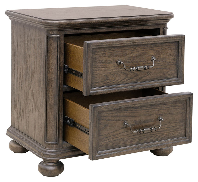 Saddle Creek - Drawer Nightstand - Timber Brown