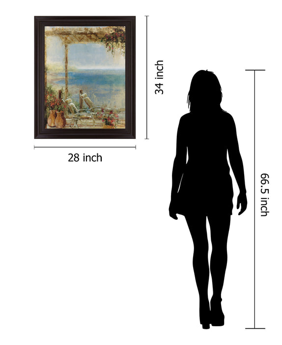 Coastal Retreat View - 28" x 34" Framed Wall Art