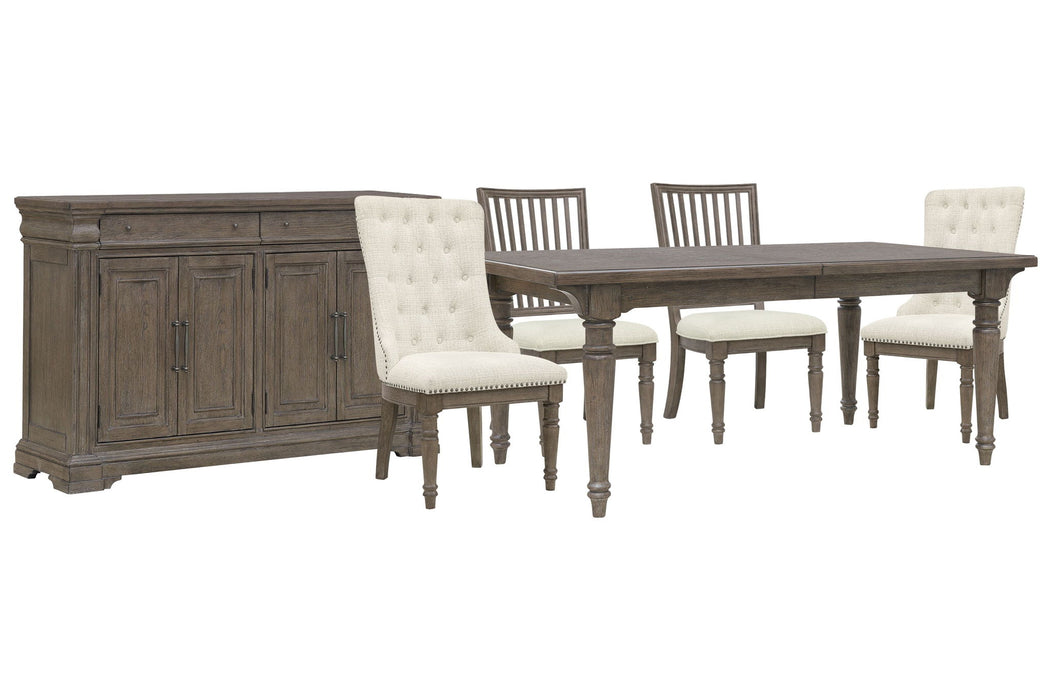 Madison Ridge - Extendable Leg Dining Table Set