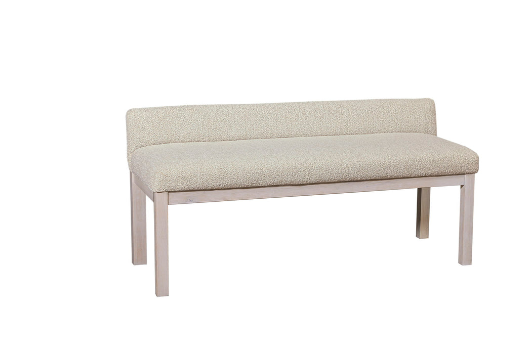 Joinery - Upholstered Bench - Washed White Oak
