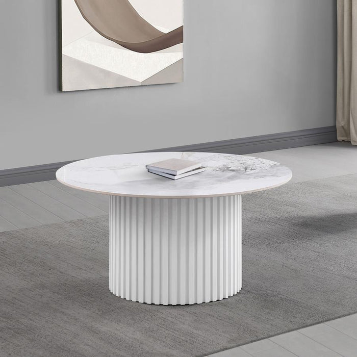 Rowena - Round Sintered Stone Table