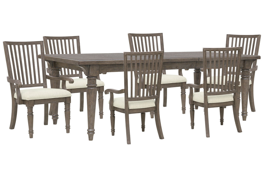 Madison Ridge - Extendable Leg Dining Table Set