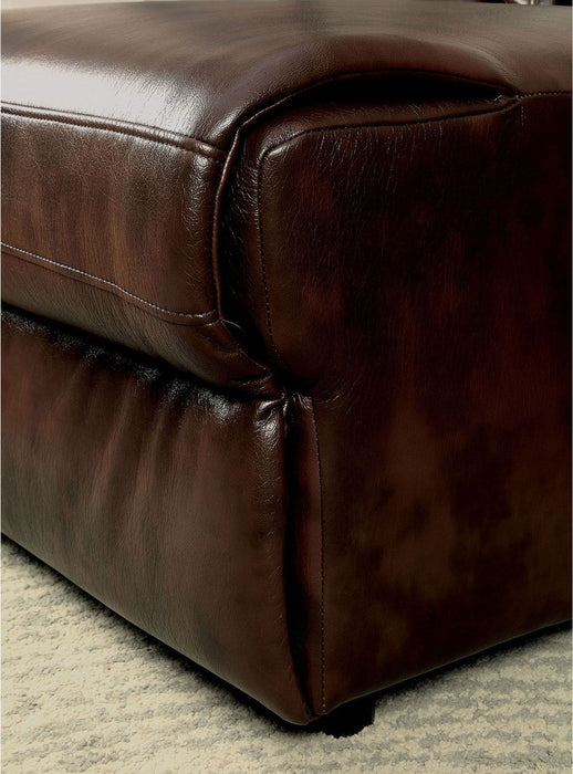 Hardy - Sectional With Console - Brown