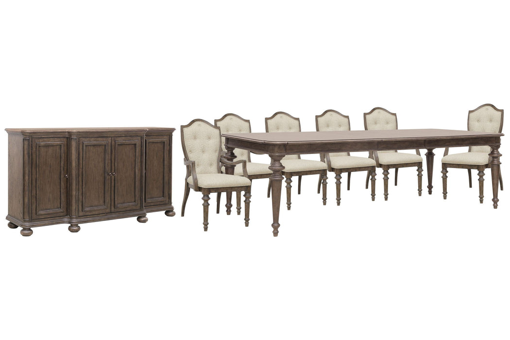 Saddle Creek - Extendable Leg Dining Table Set