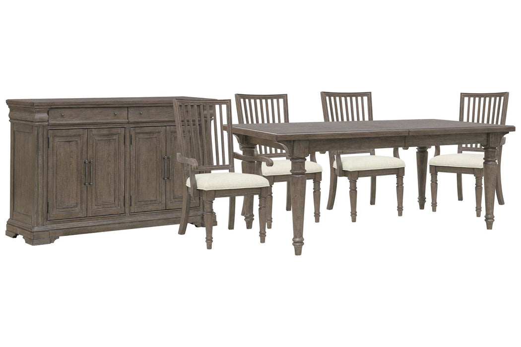 Madison Ridge - Extendable Leg Dining Table Set