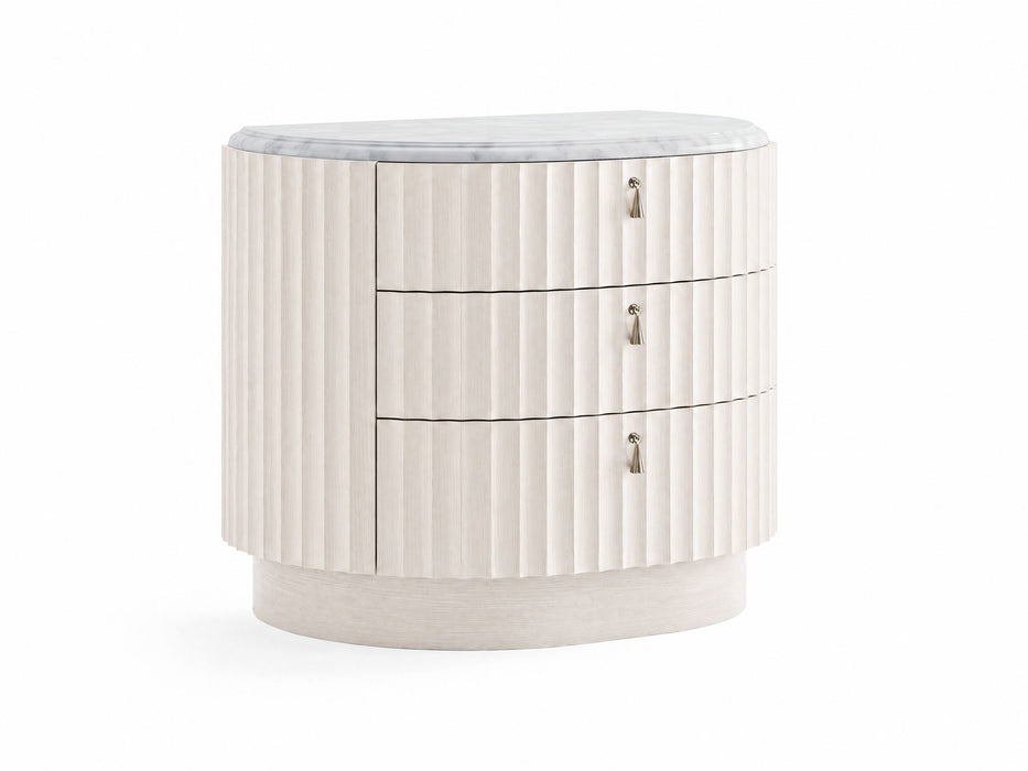 Vivienne - Drawer Nightstand - Whisper White
