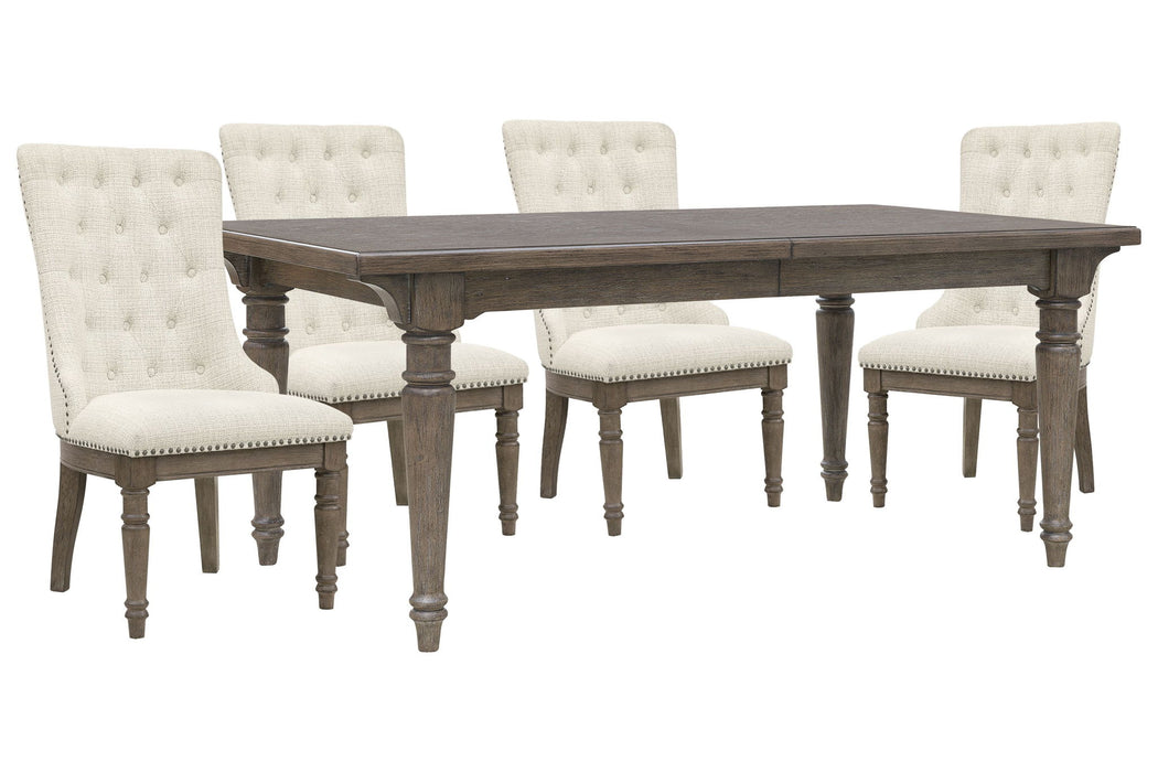 Madison Ridge - Extendable Leg Dining Table Set