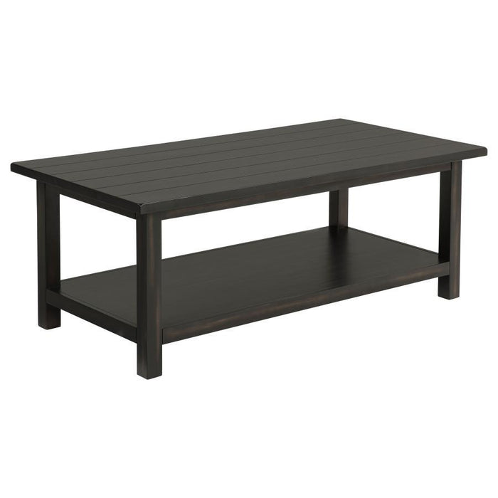 Payne - Wood Coffee Table with Shelf