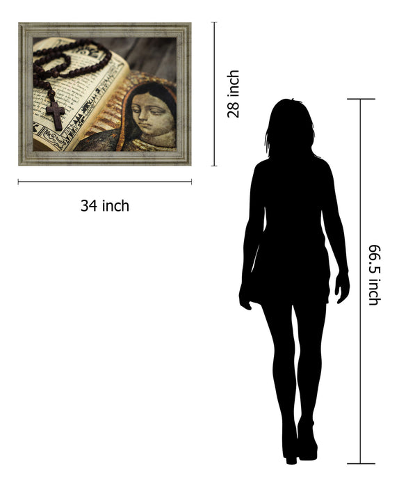 Sacred Serenity - 28" x 34" Framed Wall Art