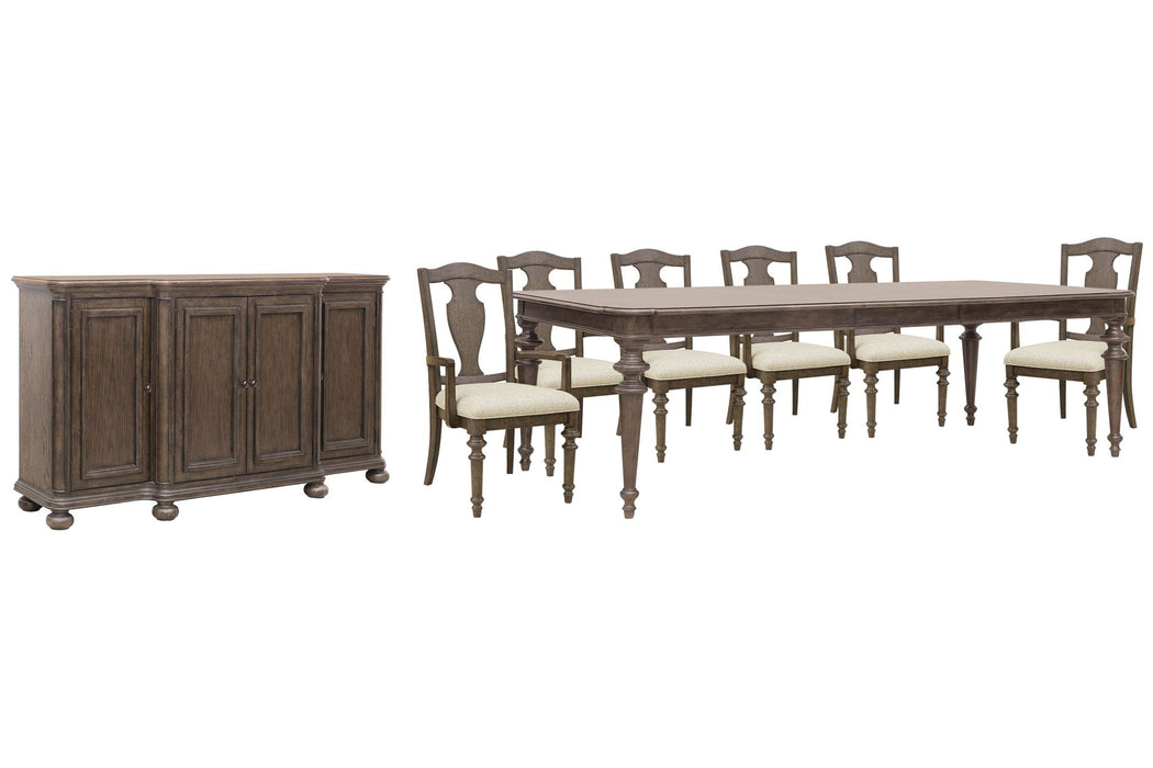 Saddle Creek - Extendable Leg Dining Table Set