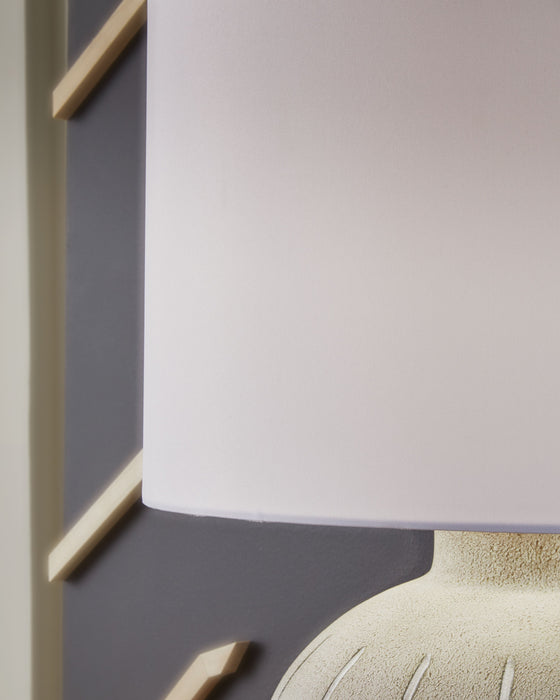 Calbert - Poly Table Lamp - Warm Gray