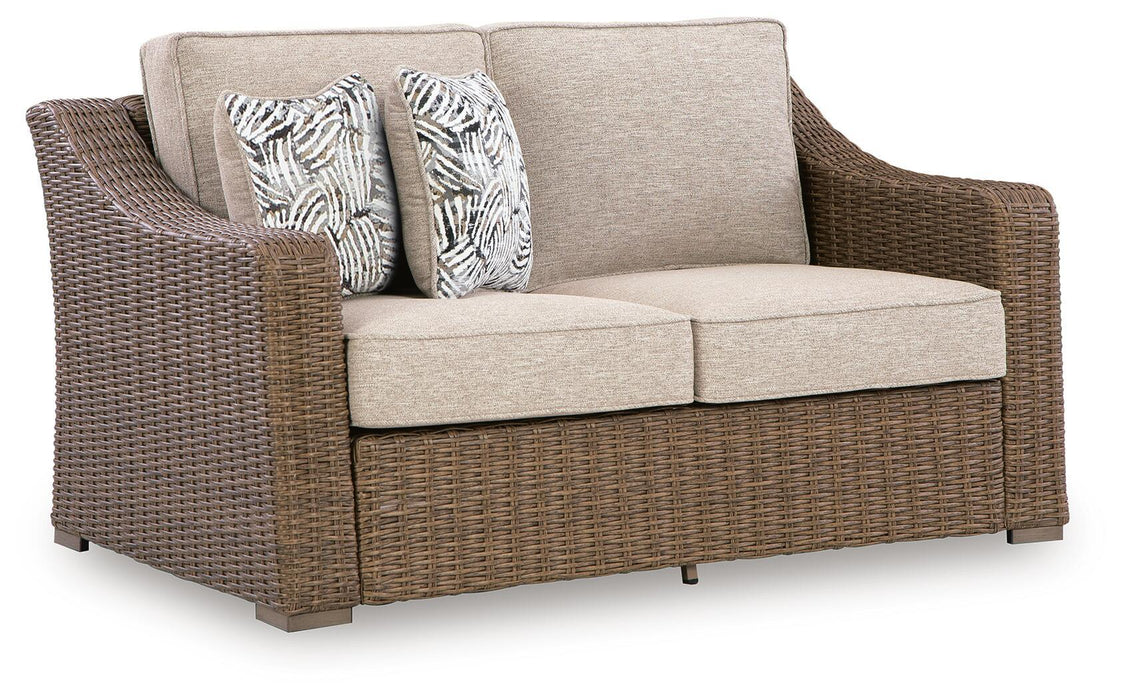 Laguna Heights - Loveseat With Cushion - Beige
