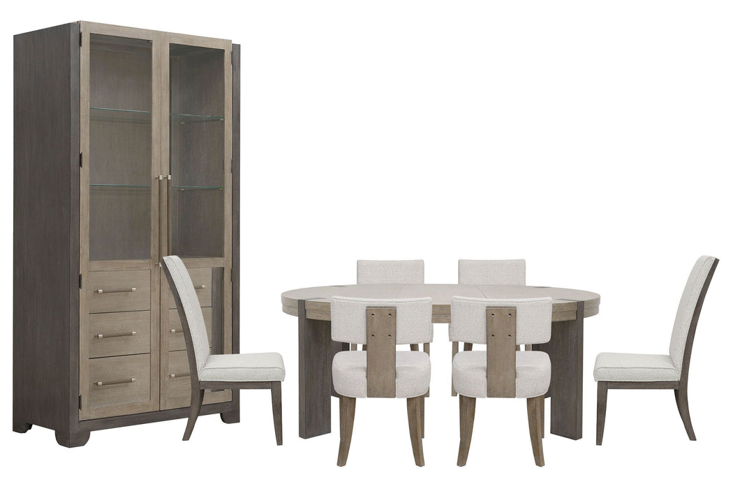 Anderson Park - Round Dining Table Set With Kilsmos Chairs