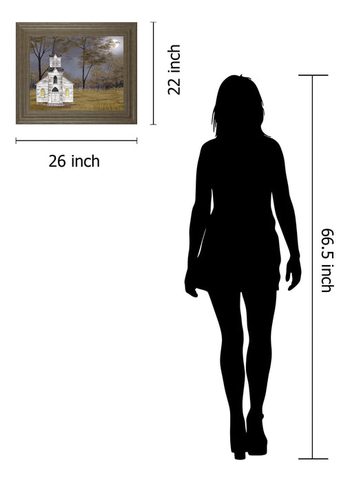 Evening Prayer By Billy Jacobs - Framed Print Wall Art - Green