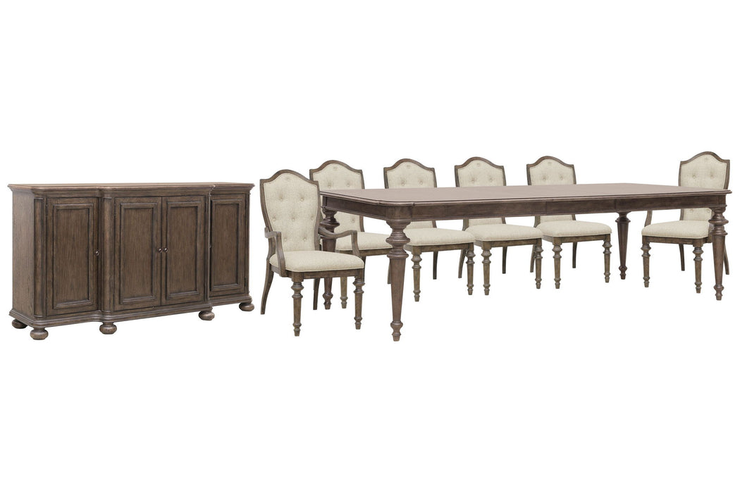 Saddle Creek - Extendable Leg Dining Table Set