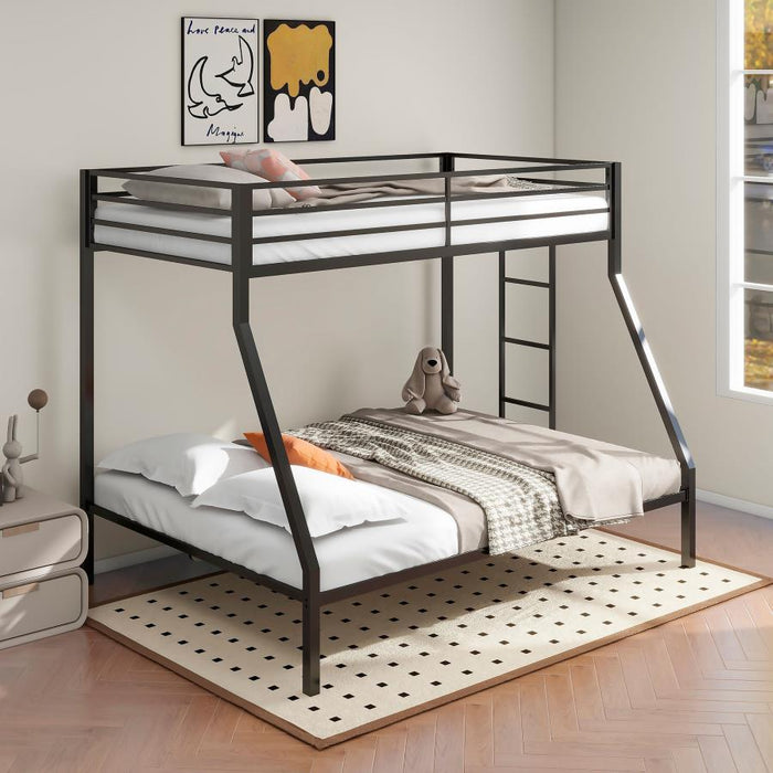 Alevera - Metal Bunk Bed With Ladder