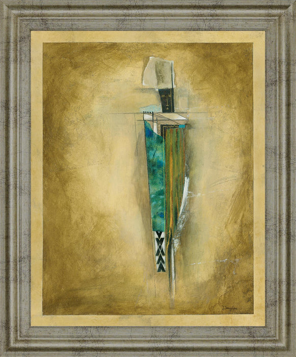 Golden Echo - 28" x 34" Framed Wall Art