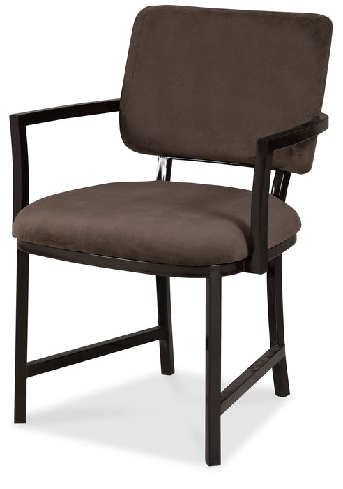 Modern Mosaic - Upholstered Arm Chair (Set of 2) - Brown