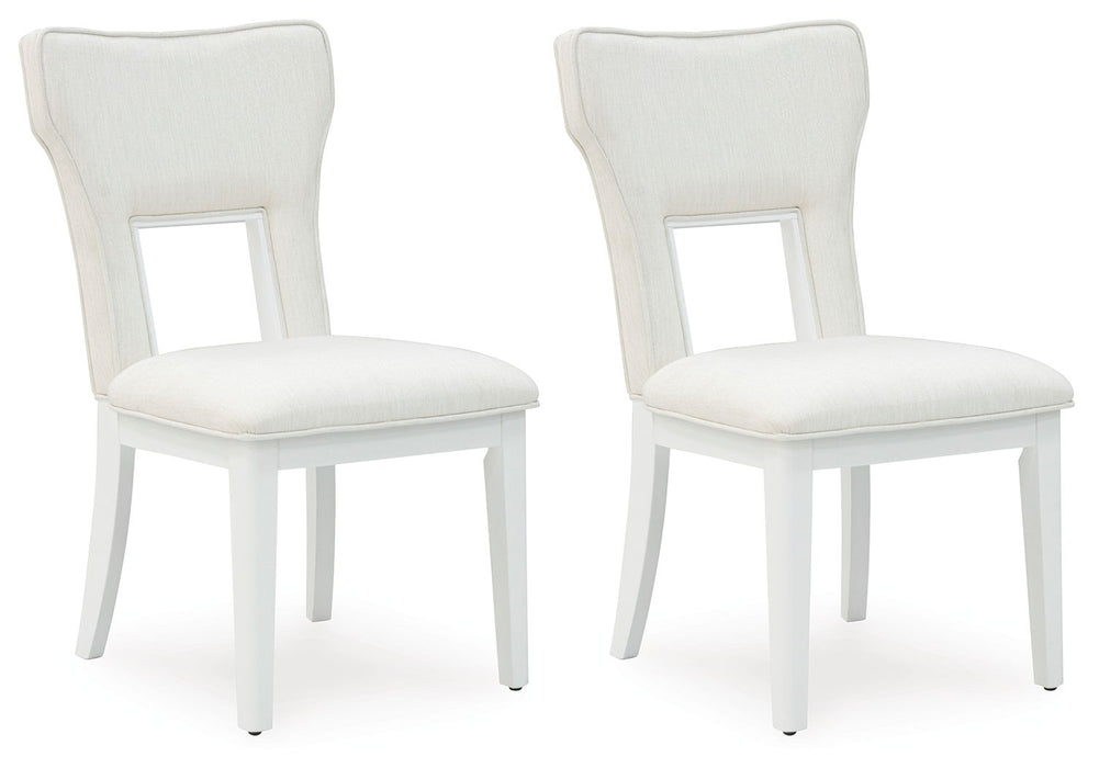 Chalanna - Dining Upholstered Side Chair (Set of 2) - White