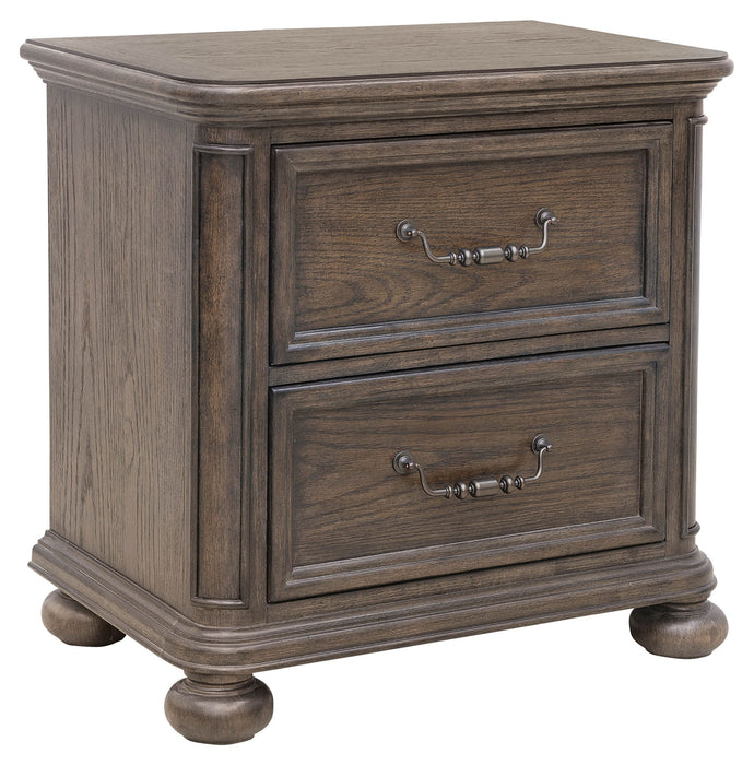 Saddle Creek - Drawer Nightstand - Timber Brown