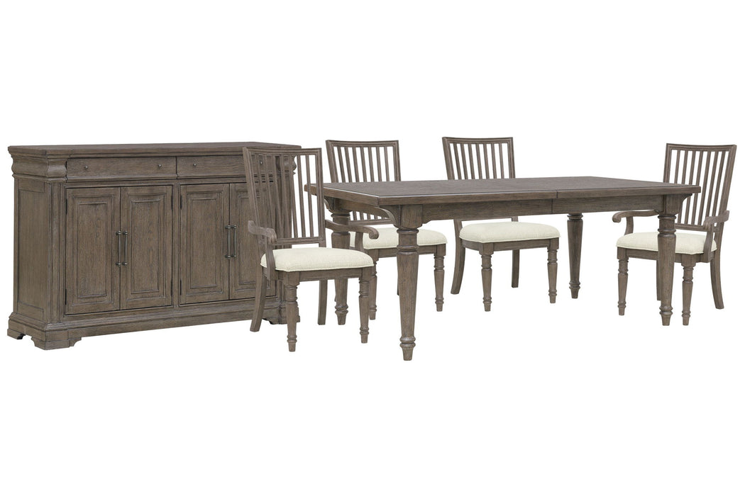 Madison Ridge - Extendable Leg Dining Table Set