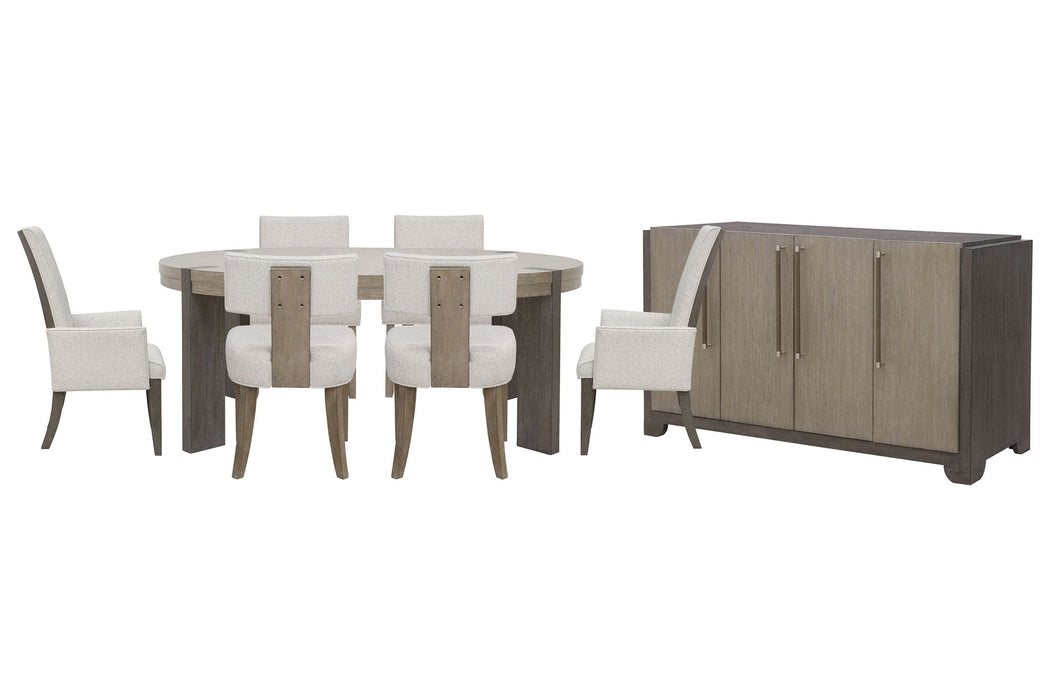 Anderson Park - Round Dining Table Set With Kilsmos Chairs