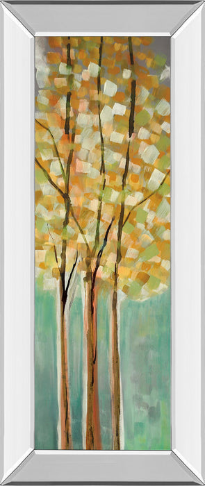 Shandalee Woods Il By Susan Jill - Mirror Framed Print Wall Art - Blue