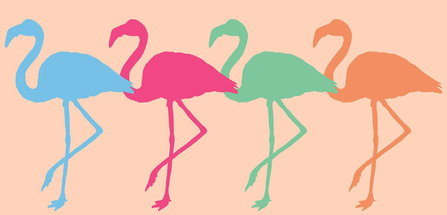 Flamingo Dance By Erica Christopher (Framed) - Pink