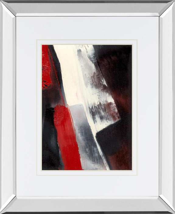 Red Streak I By Sharon Gordon - Dark Gray
