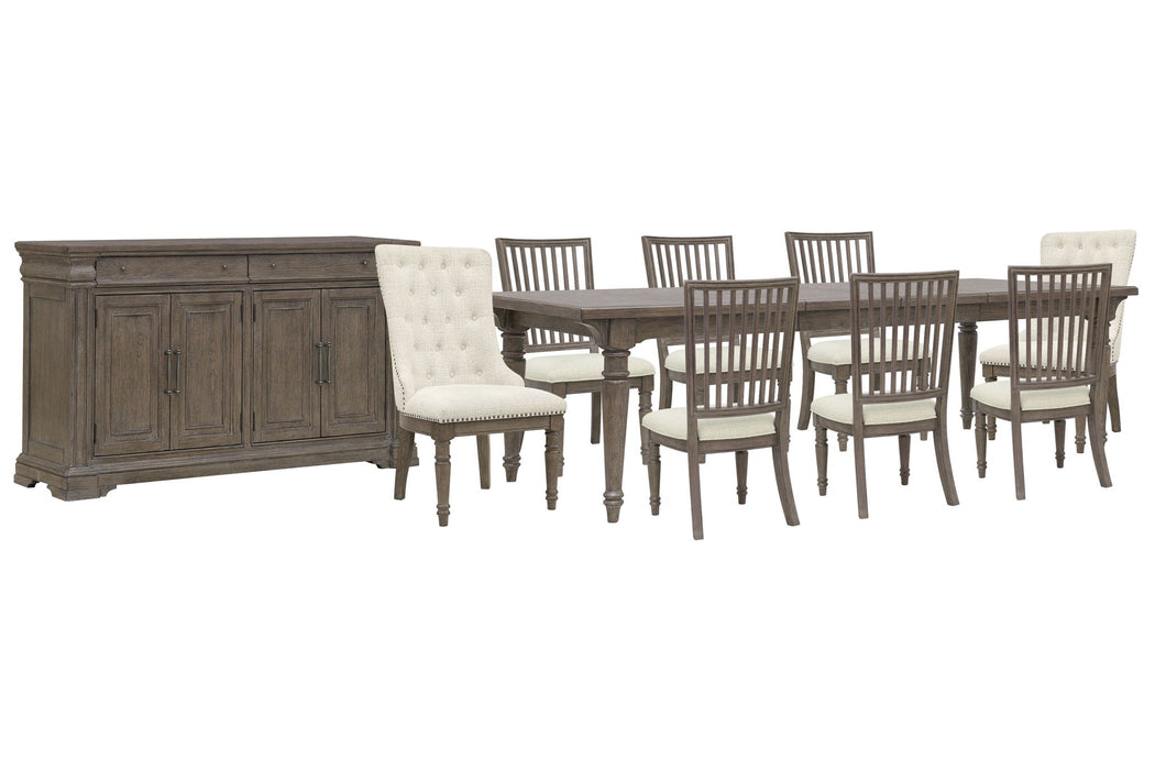 Madison Ridge - Extendable Leg Dining Table Set