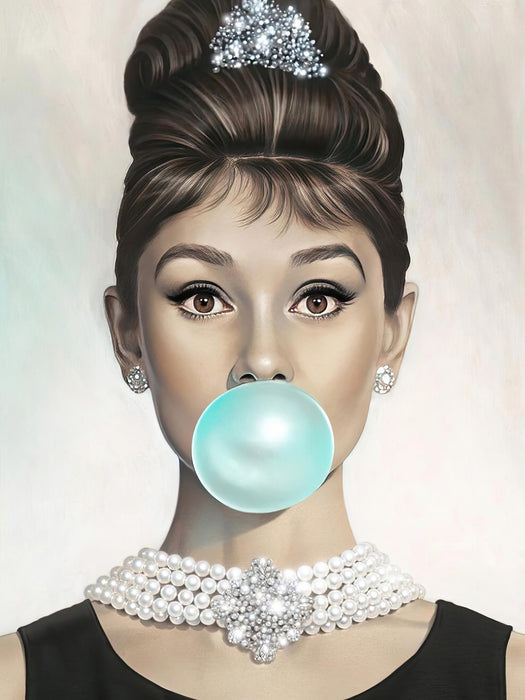 Audrey (Framed) - Light Blue