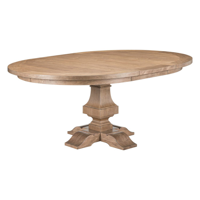 Haven Hills - Pedestal Table - Camel Beige