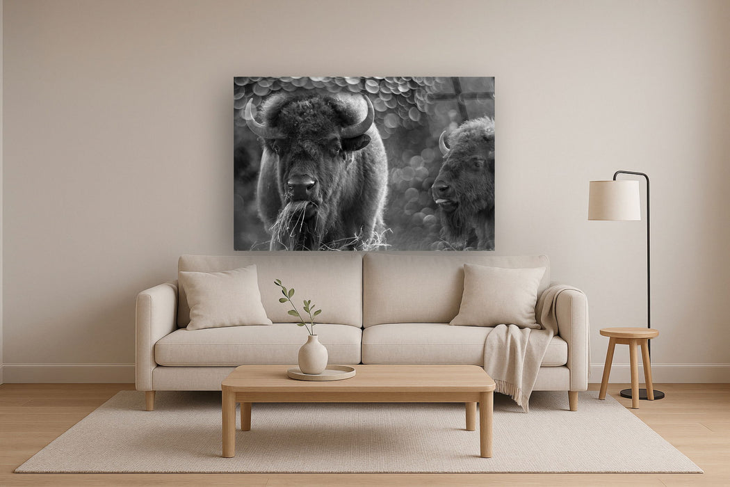 Tempered Glass With Foil - Bison Duo - Dark Gray