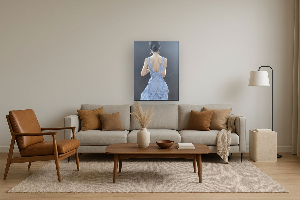 Lace Reverie - 40" x 30" Framed Wall Art