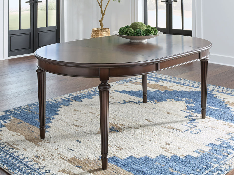 Lavinton - Oval Dining Room Extension Table - Brown