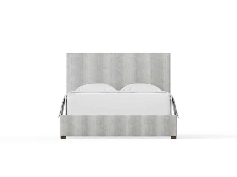 Choices - Amelia Upholstered Bed - Gray Stripe