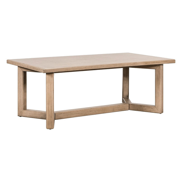 Proximity Place - Rectangular Cocktail Table - Barley Buff