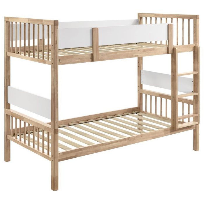 Dakota - Wood Twin Over Twin Bunk Bed - Natural