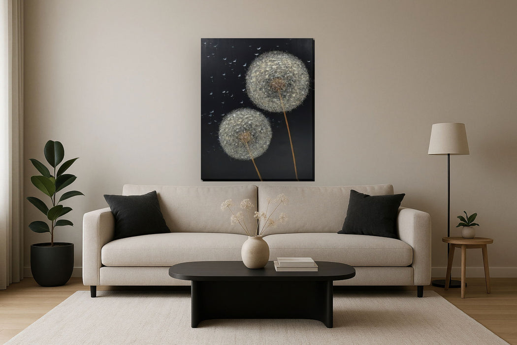 Silent Drift - 36" x 48" Framed Wall Art