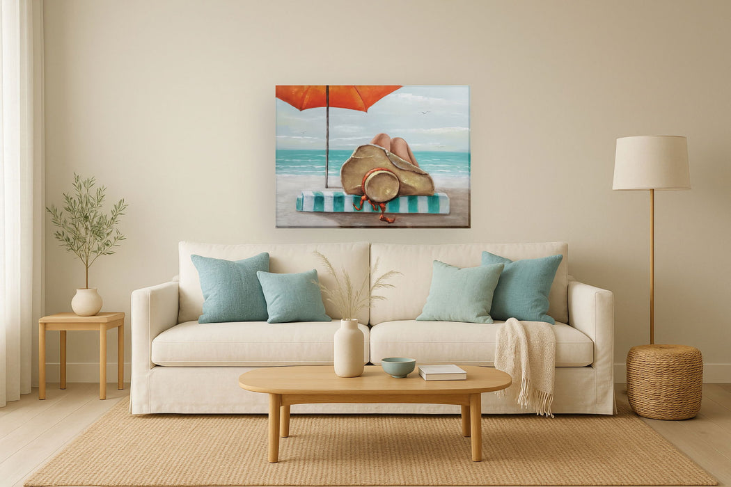 Sunlit Rest - 36" x 48" Framed Wall Art