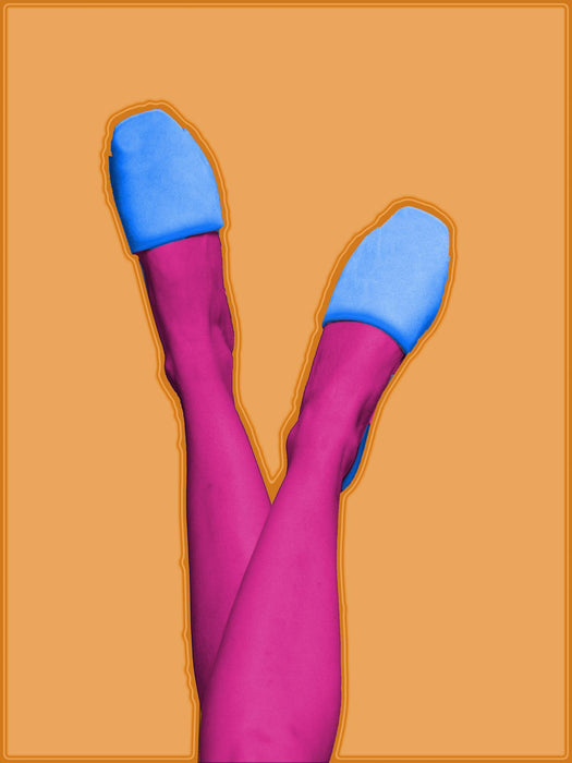 Neon Flats (Small) - Orange