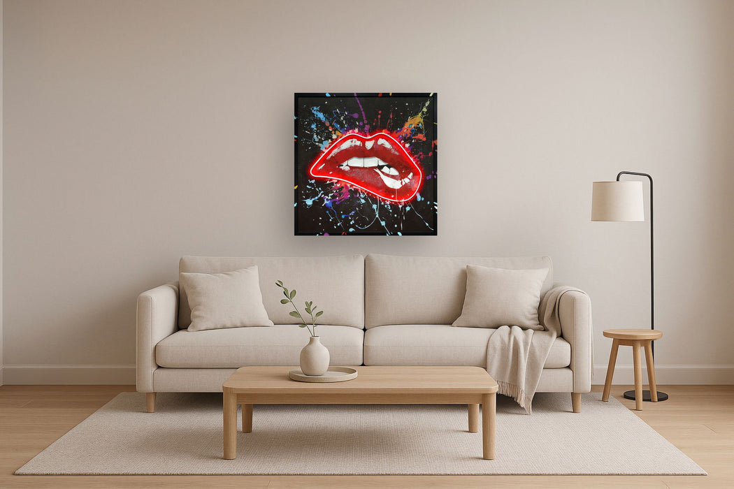 Vivid Desire - 33" x 33" Framed Wall Art