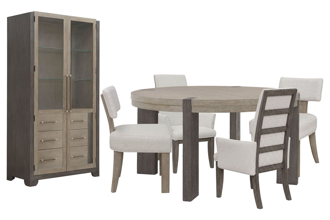 Anderson Park - Round Dining Table Set With Kilsmos Chairs