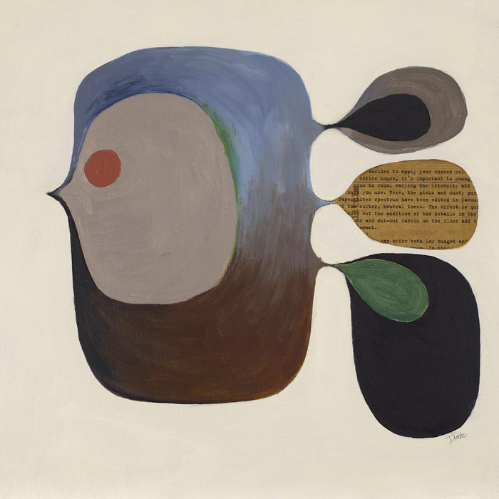 Pescadito II By Patricia Pinto (Framed) - Blue