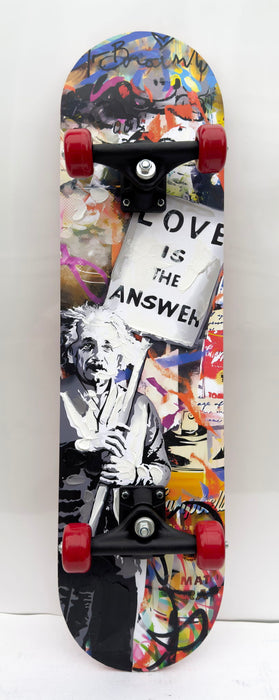 Skateboard - Love Is The Answer - Gray